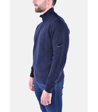 LAMBSWOOL QUARTER ZIPPED KNIT