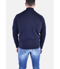 LAMBSWOOL ZIPPED KNIT