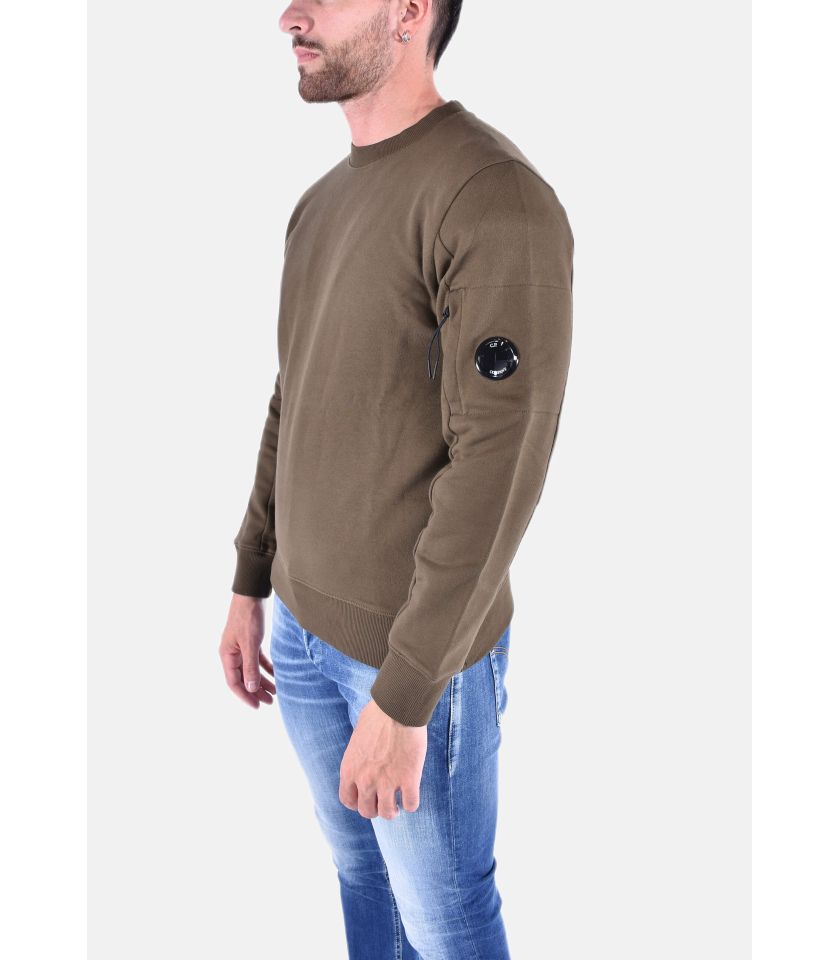 FELPA SWEATSHIRTS CREW NECK DIAGONAL RAISED FLEECE