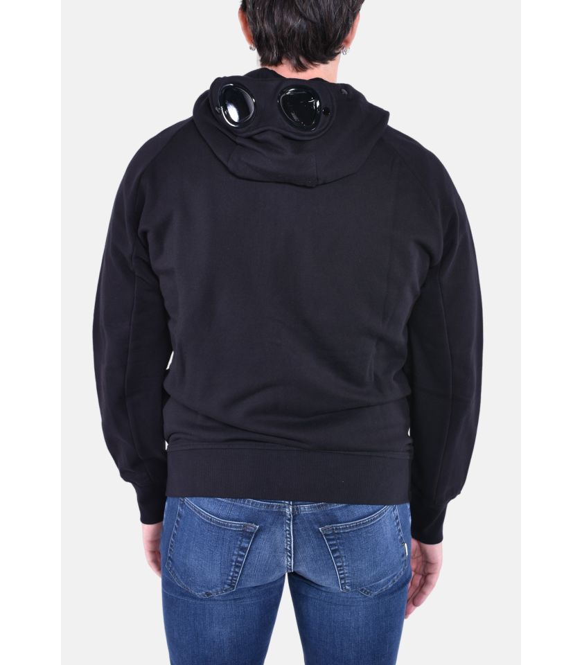 FELPA SWEATSHIRTS HOODED OPEN DIAGONAL RAISED FLEECE