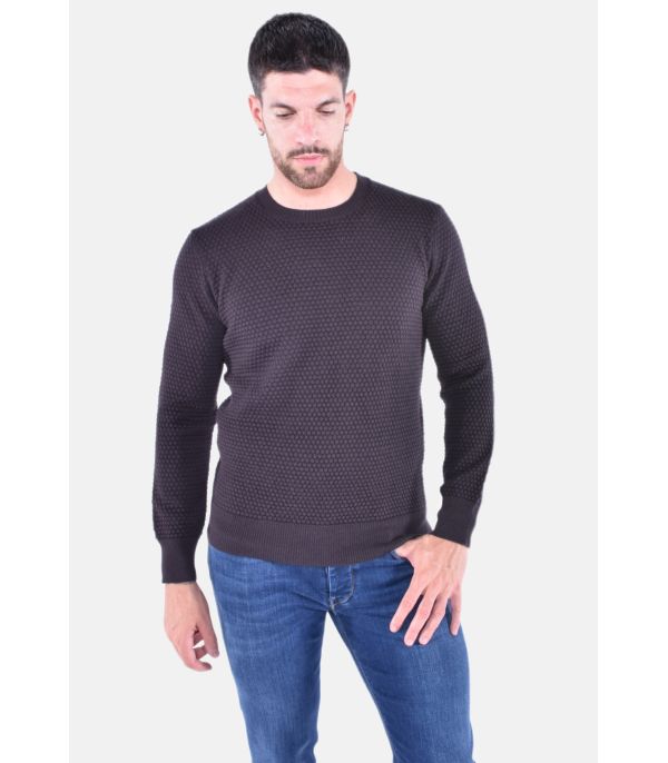 MAGLIONE GIROCOLLO IN FANTASIA