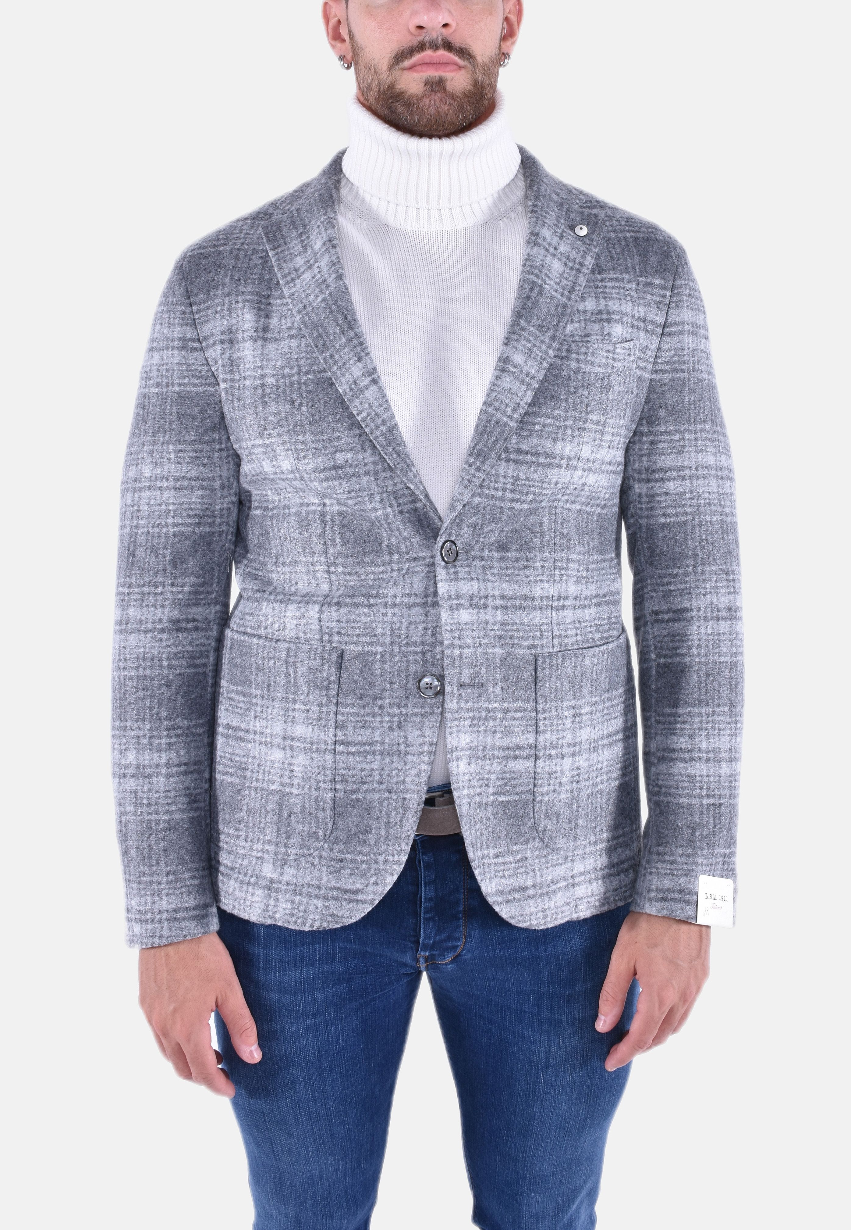 GIACCA SARTORIALE MONOPETTO REGULAR IN JERSEY