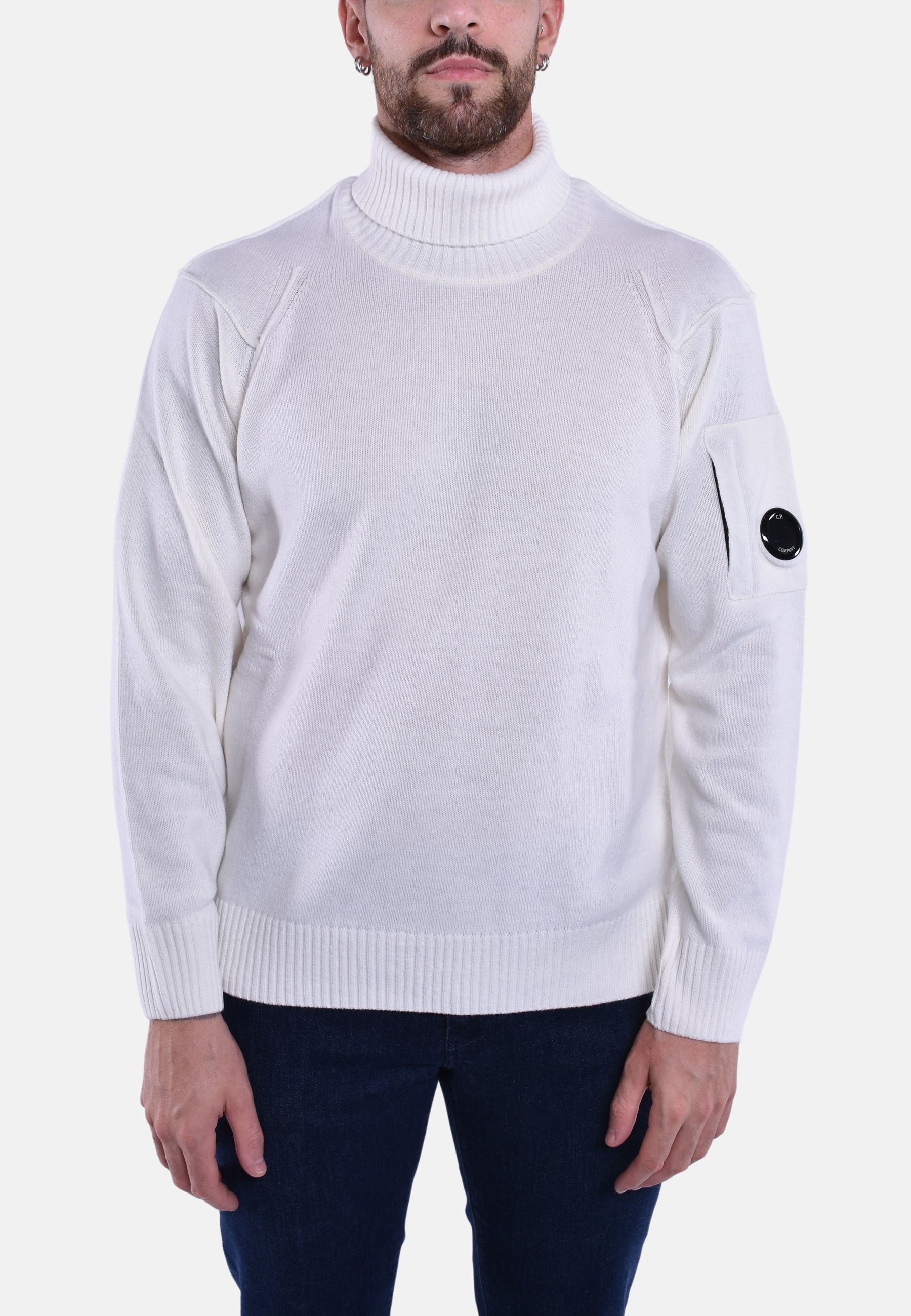 LAMBSWOOL GRS ROLL NECK KNIT