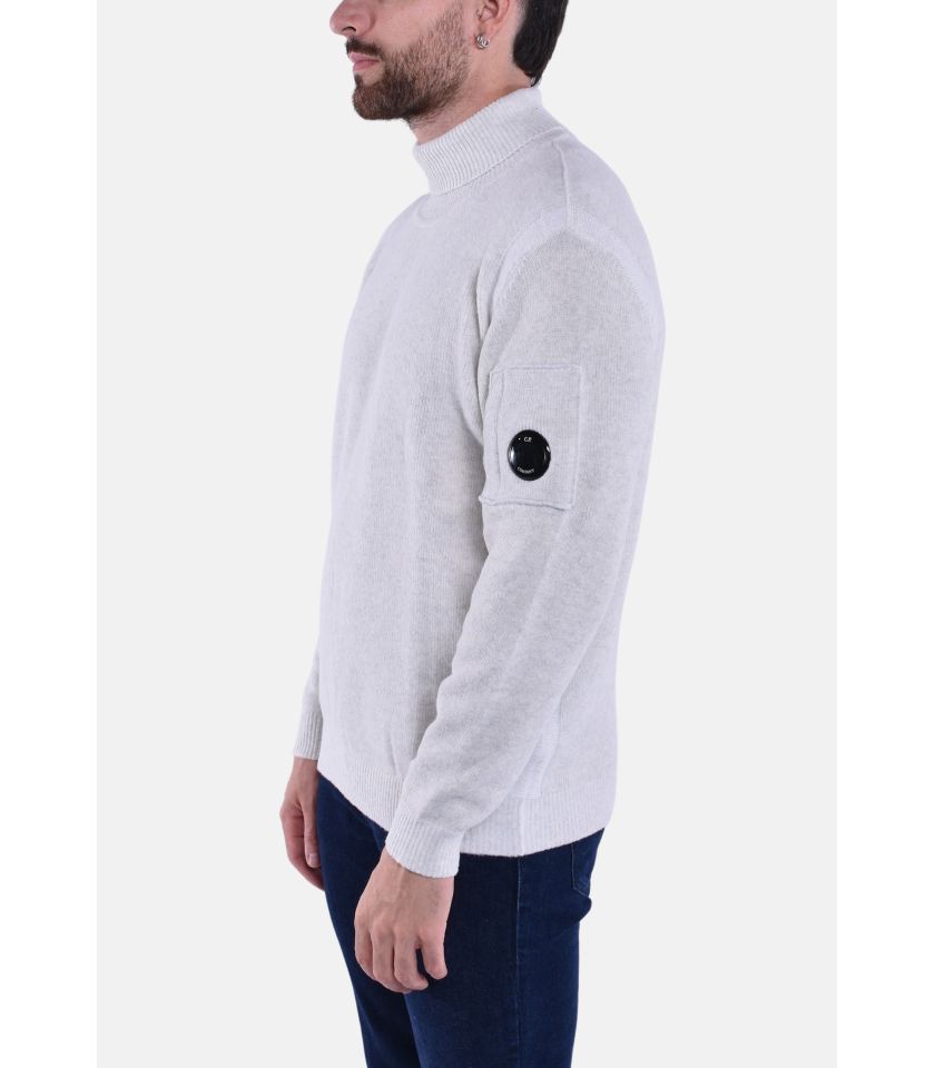 KNITWEAR TURTLE NECK IN FLEECE KNIT