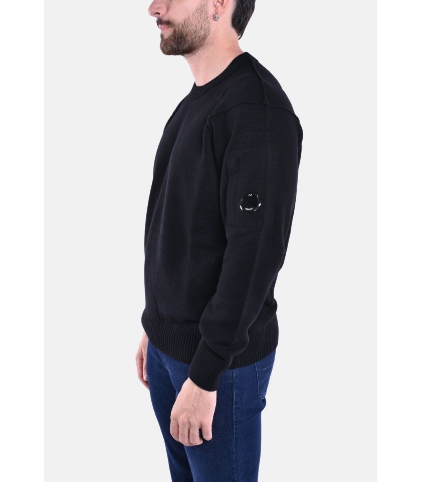 LAMBSWOOL GRS CREW NECK KNIT