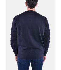 DIAGONAL RAISED FLEECE CREW NECK LENS SWEATSHIRT