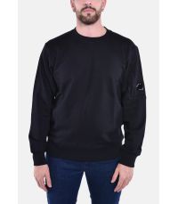 DIAGONAL RAISED FLEECE CREW NECK LENS SWEATSHIRT