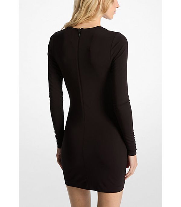 LONG SLEEVES ORING MINI DRESS