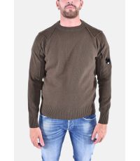 LAMBSWOOL GRS CREW NECK KNIT