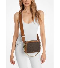 MEDIUM DOUBLE ZIP CHAIN CAMERA CROSSBODY