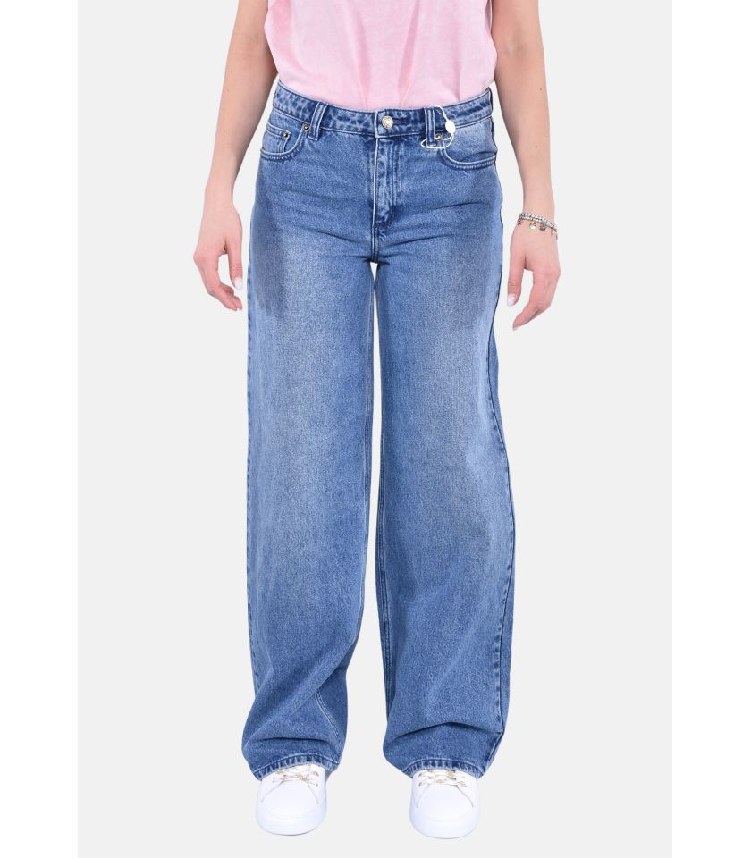 RELAXED WIDE LEG JEANS