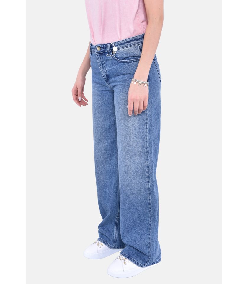 RELAXED WIDE LEG JEANS