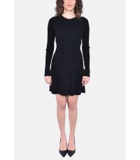 RIB FLARE SKIRT MINI DRESS