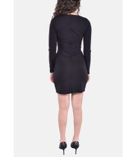LONG SLEEVES ORING MINI DRESS