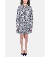 MINI PLEAT SHIRT DRESS