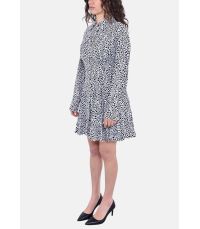 MINI PLEAT SHIRT DRESS