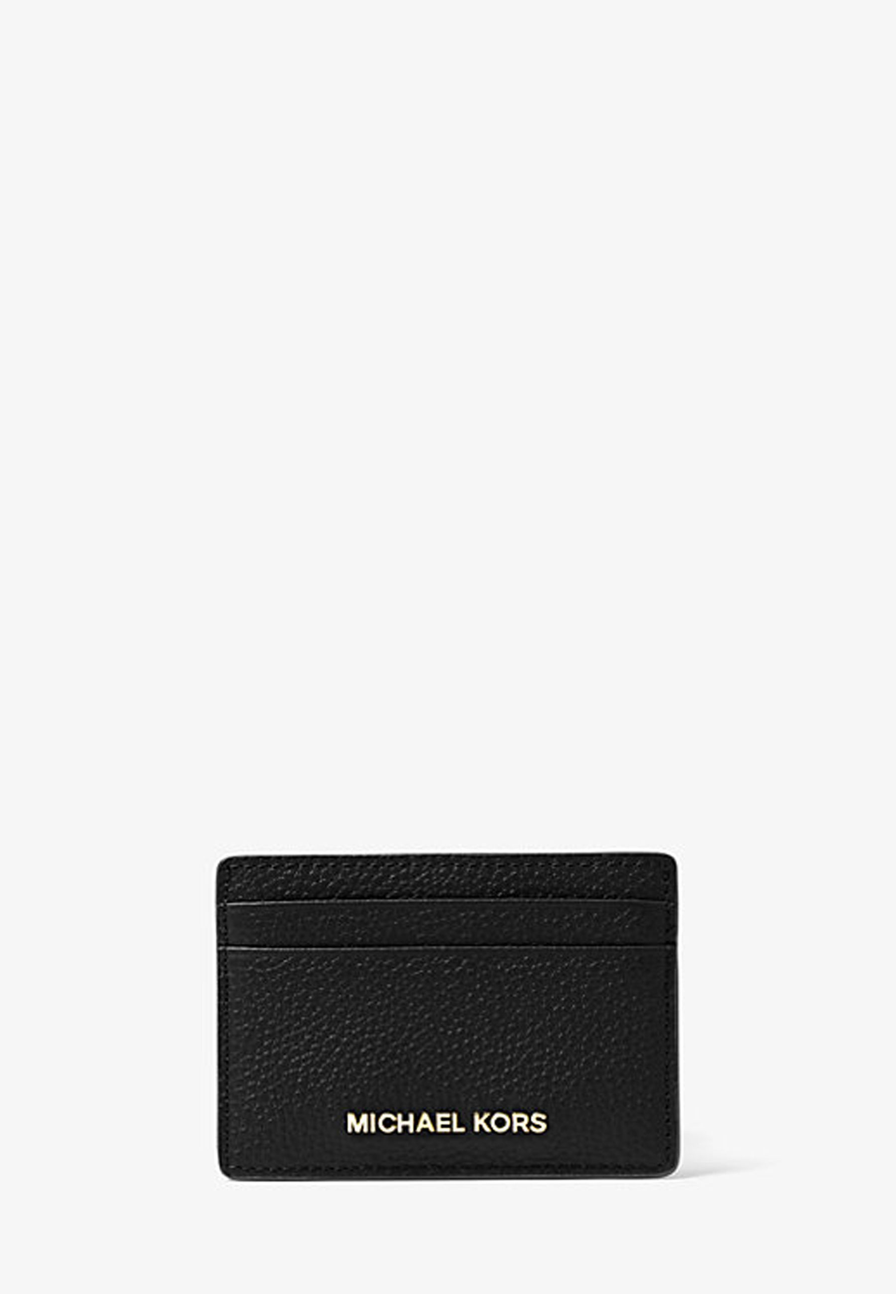Porta carte di credito in pelle martellata