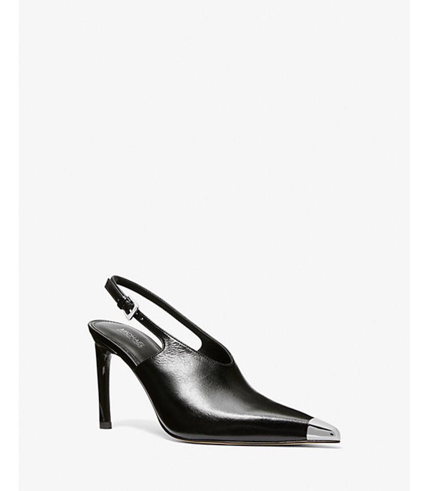 Décolleté Kasia slingback in pelle
