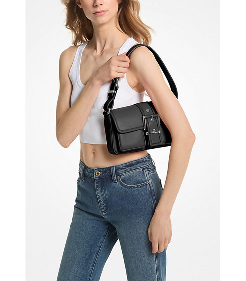 Borsa a spalla Colby media in pelle