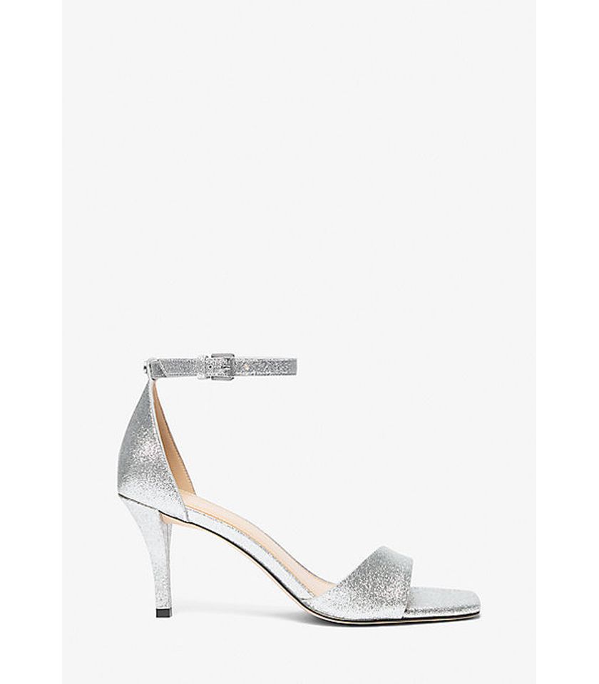 Sandalo Jaida in pelle metallizzata