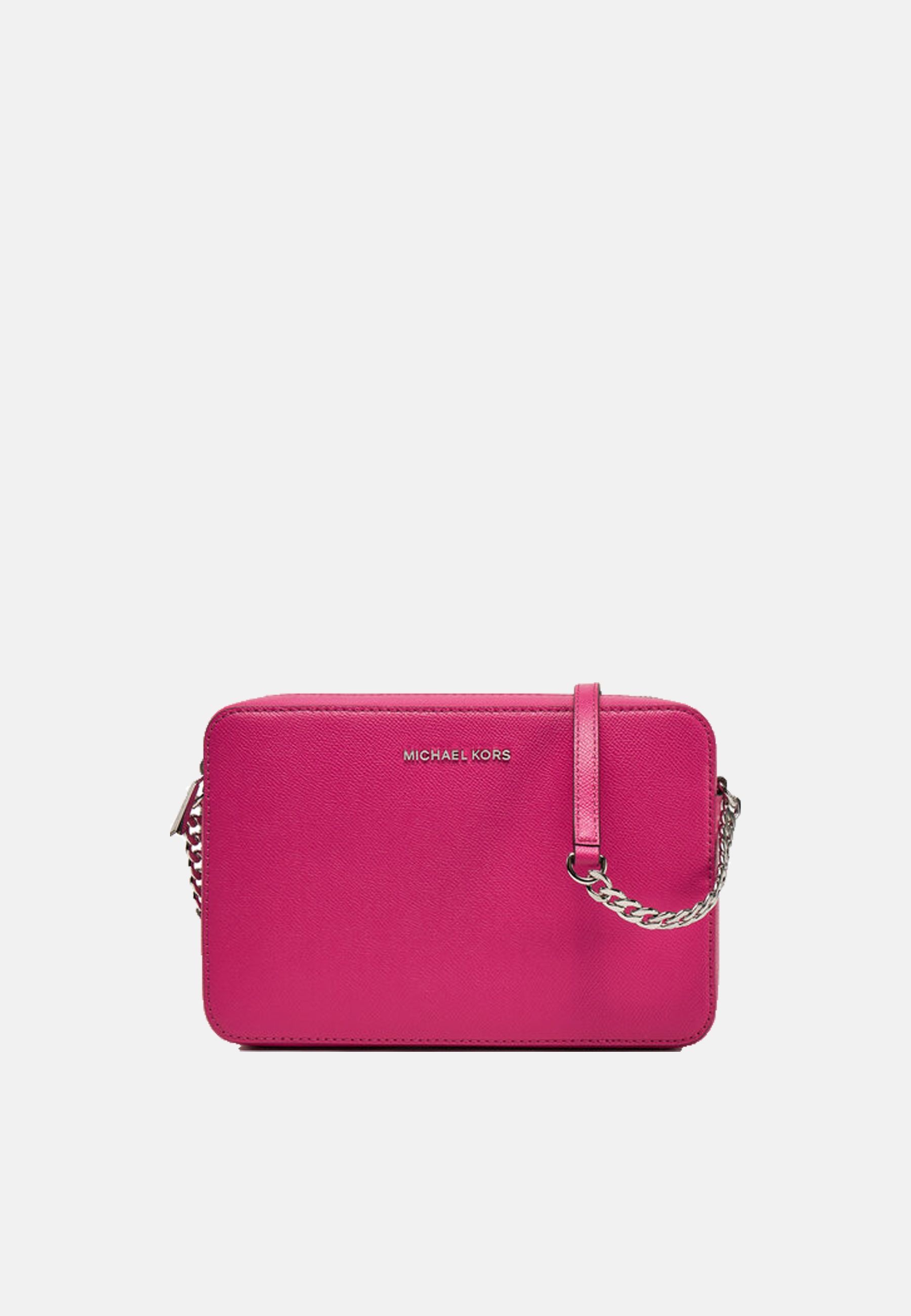 Borsa a tracolla Jet Set grande in pelle Saffiano