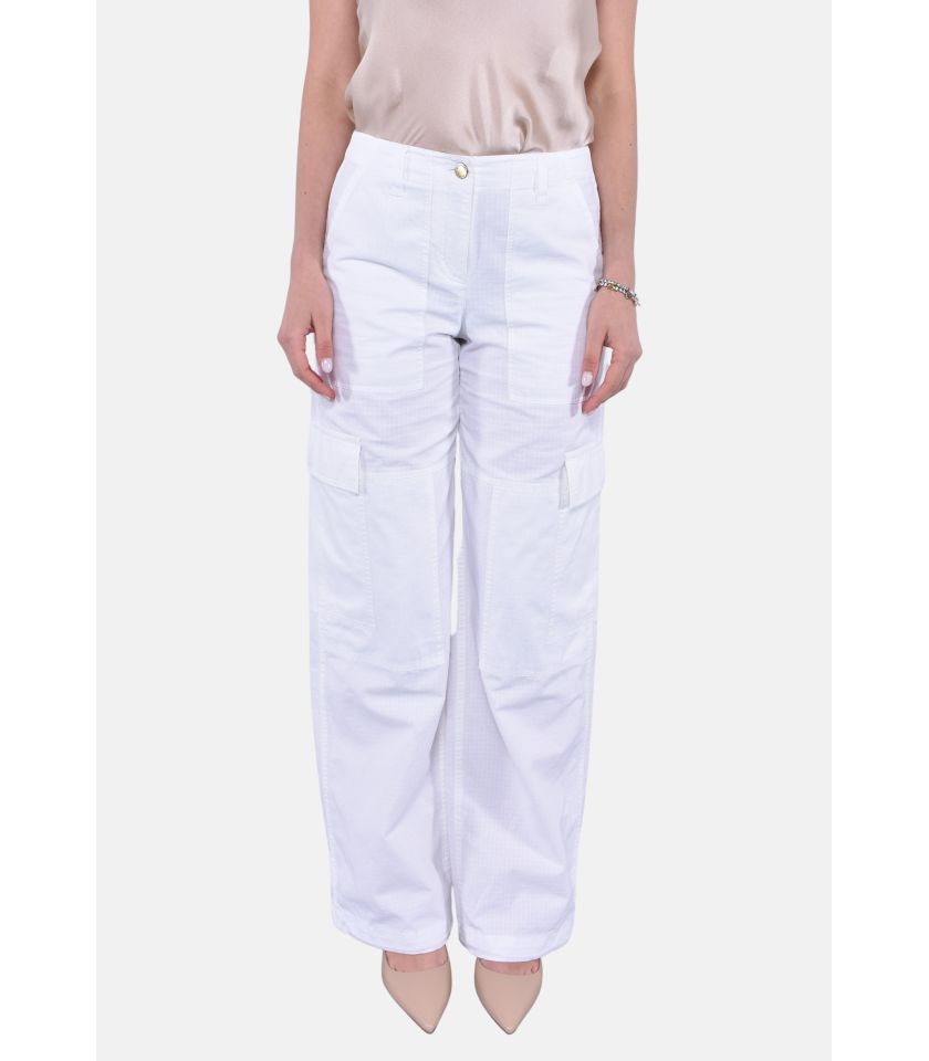 Pantalone cargo in cotone