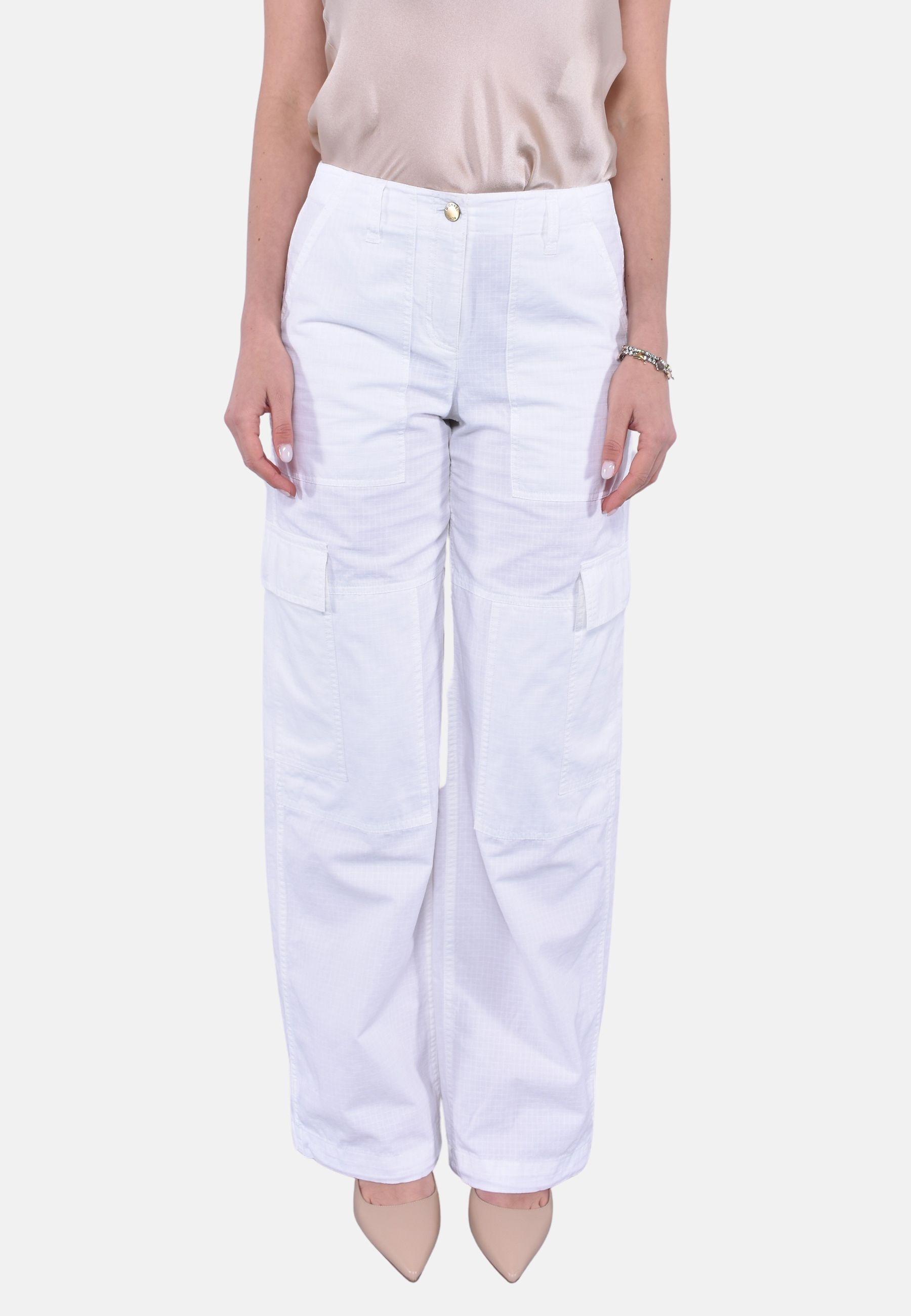 Pantalone cargo in cotone