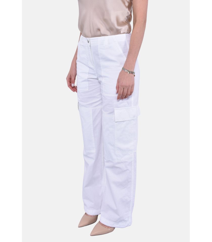 Pantalone cargo in cotone