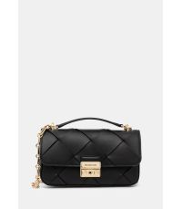 Borsa Tribeca piccola in pelle intrecciata