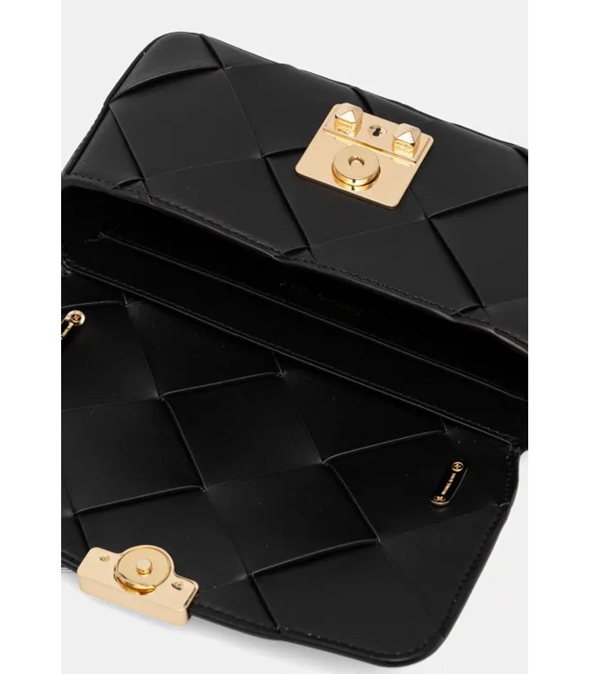 Borsa Tribeca piccola in pelle intrecciata