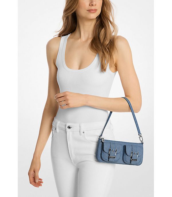 Pochette Zoe piccola in denim