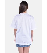 T-shirt in cotone con logo in rilievo