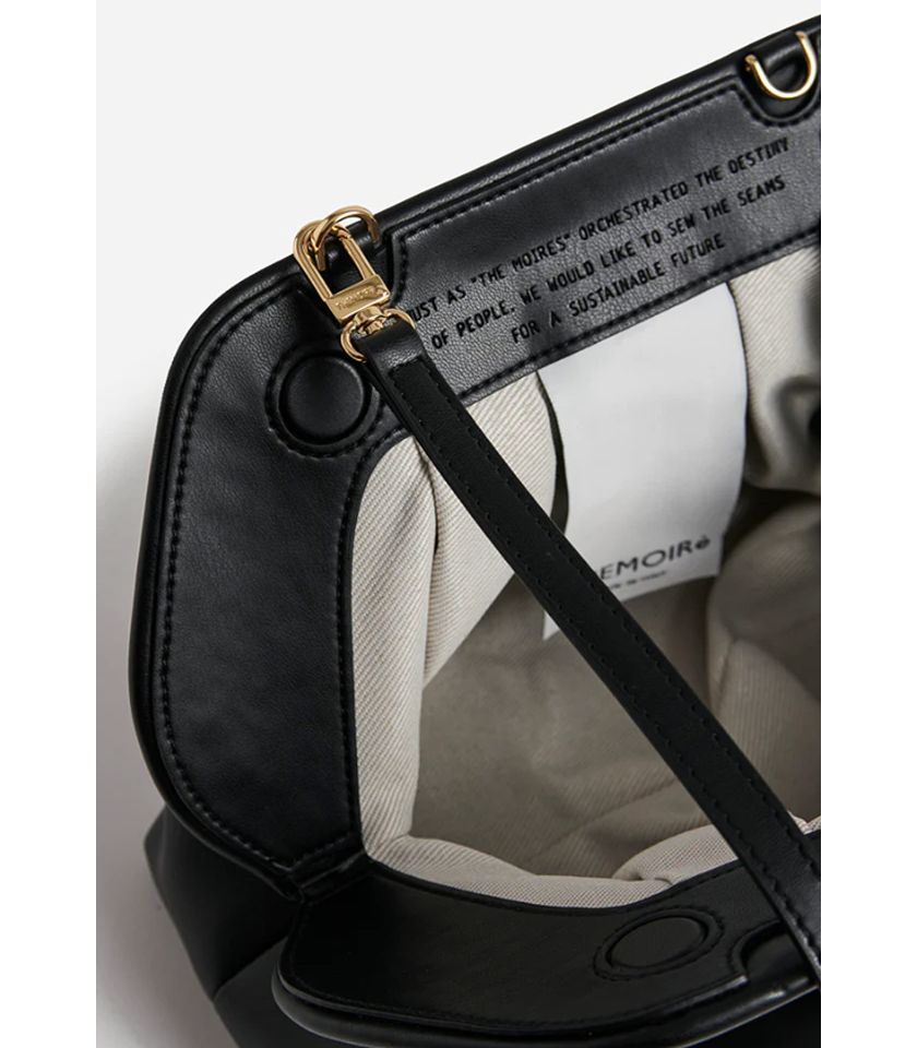 TIA VEGAN FABRIC BLACK