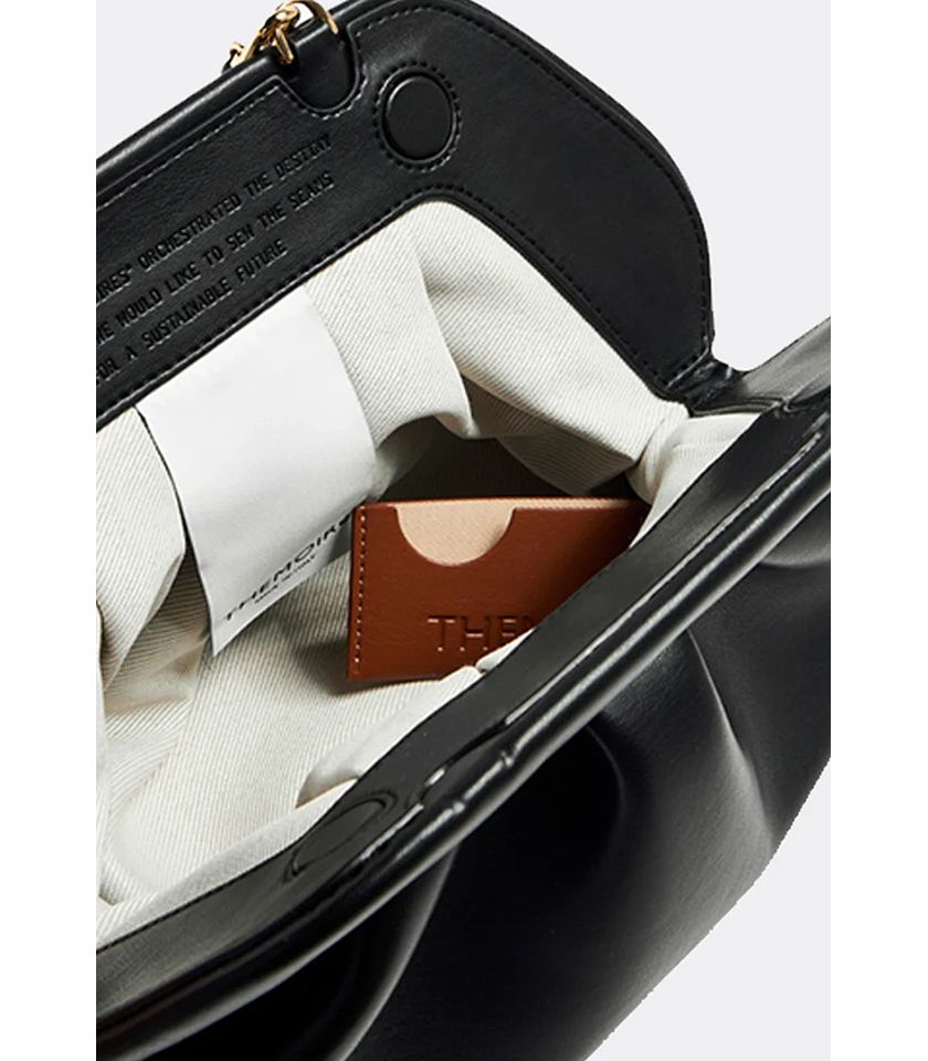 TIA VEGAN FABRIC BLACK