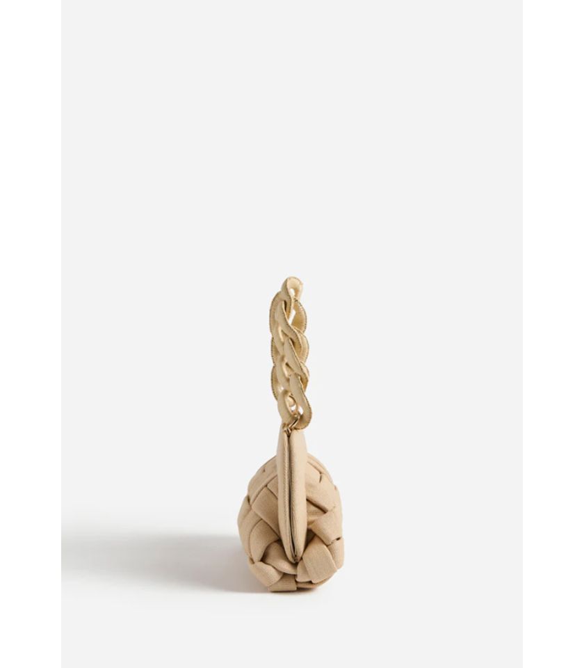 TIA WAVED STRAW SHELL