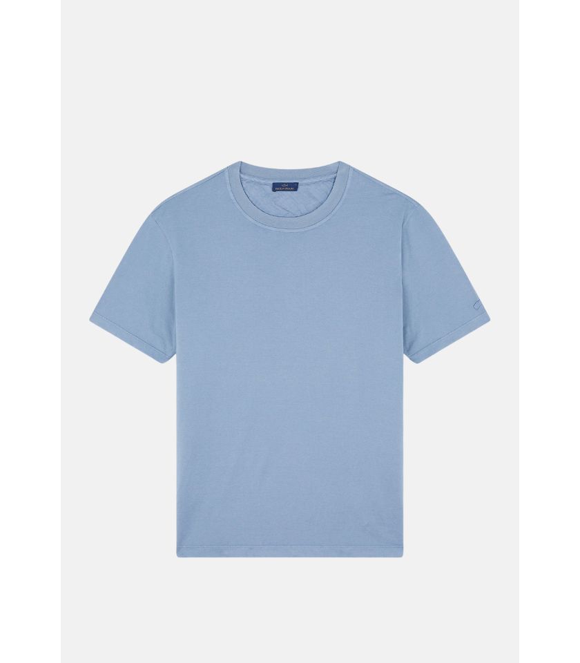 T-SHIRT IN COTONE LIGHT JERSEY TINTO CAP