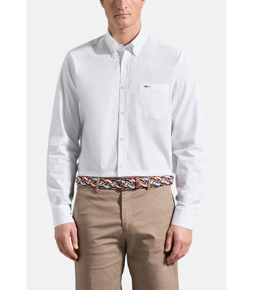 CAMICIA IN POPELINE DI COTONE