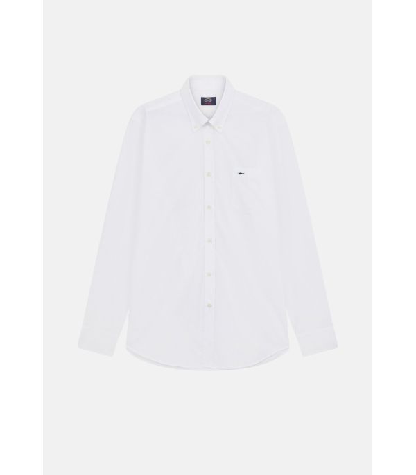 CAMICIA IN POPELINE DI COTONE