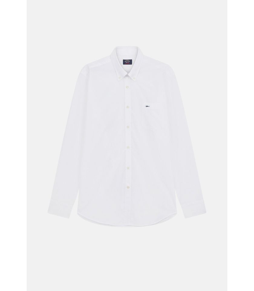 CAMICIA IN POPELINE DI COTONE