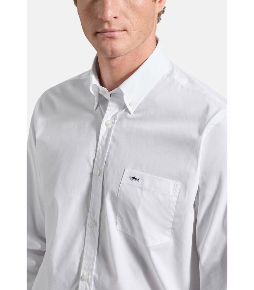 CAMICIA IN POPELINE DI COTONE