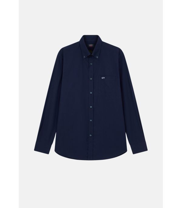 CAMICIA IN POPELINE DI COTONE