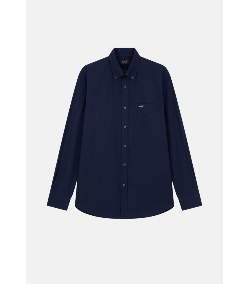 CAMICIA IN POPELINE DI COTONE