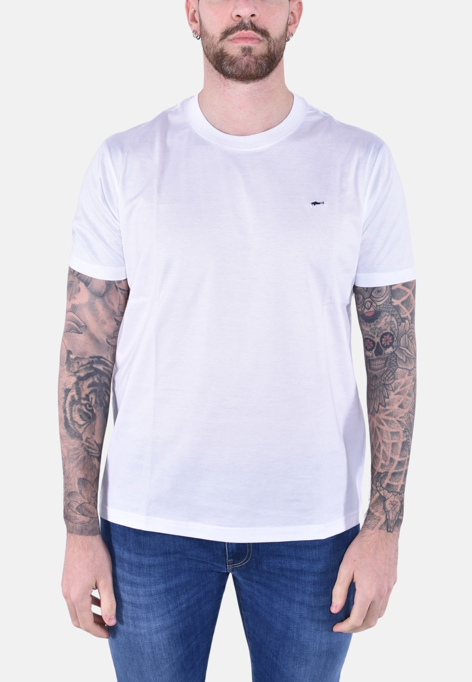 T-SHIRT IN COTONJERSEYCN SHARK BAD