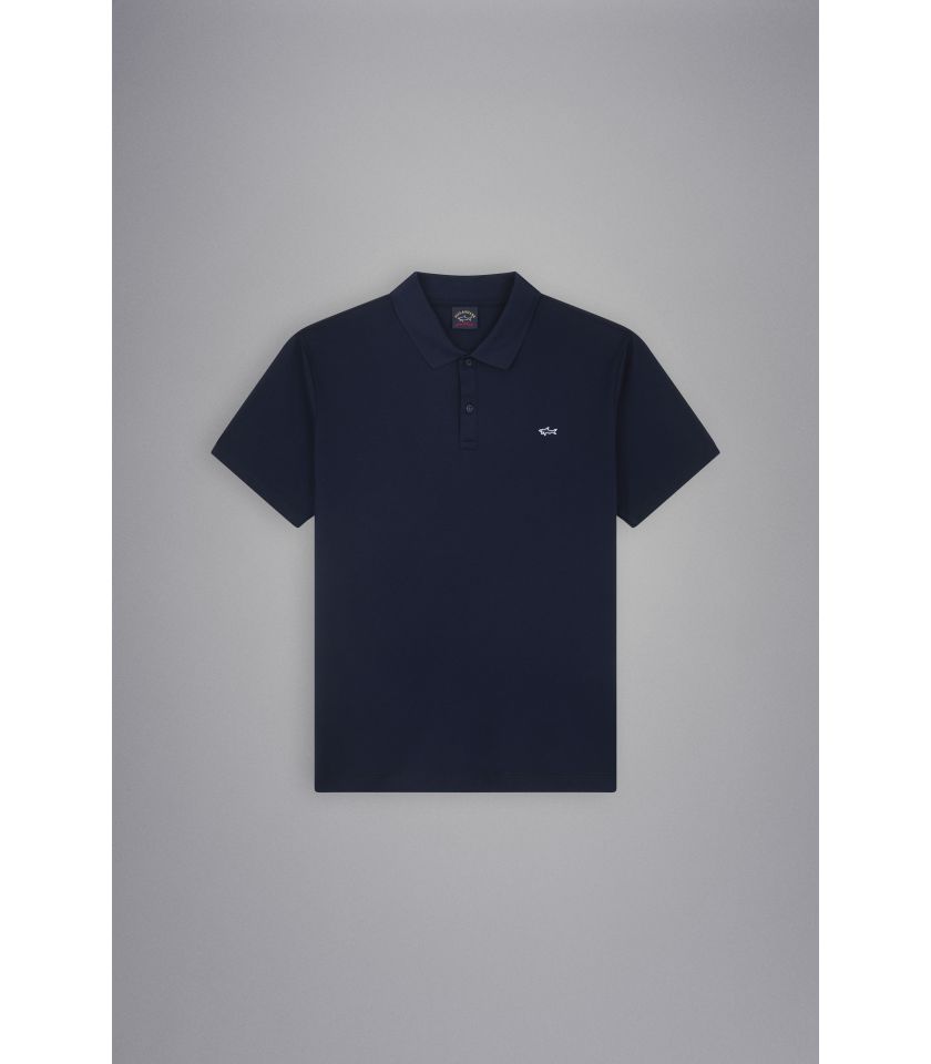 POLO IN COTONE DOUBLE PIQUE CON SHAR