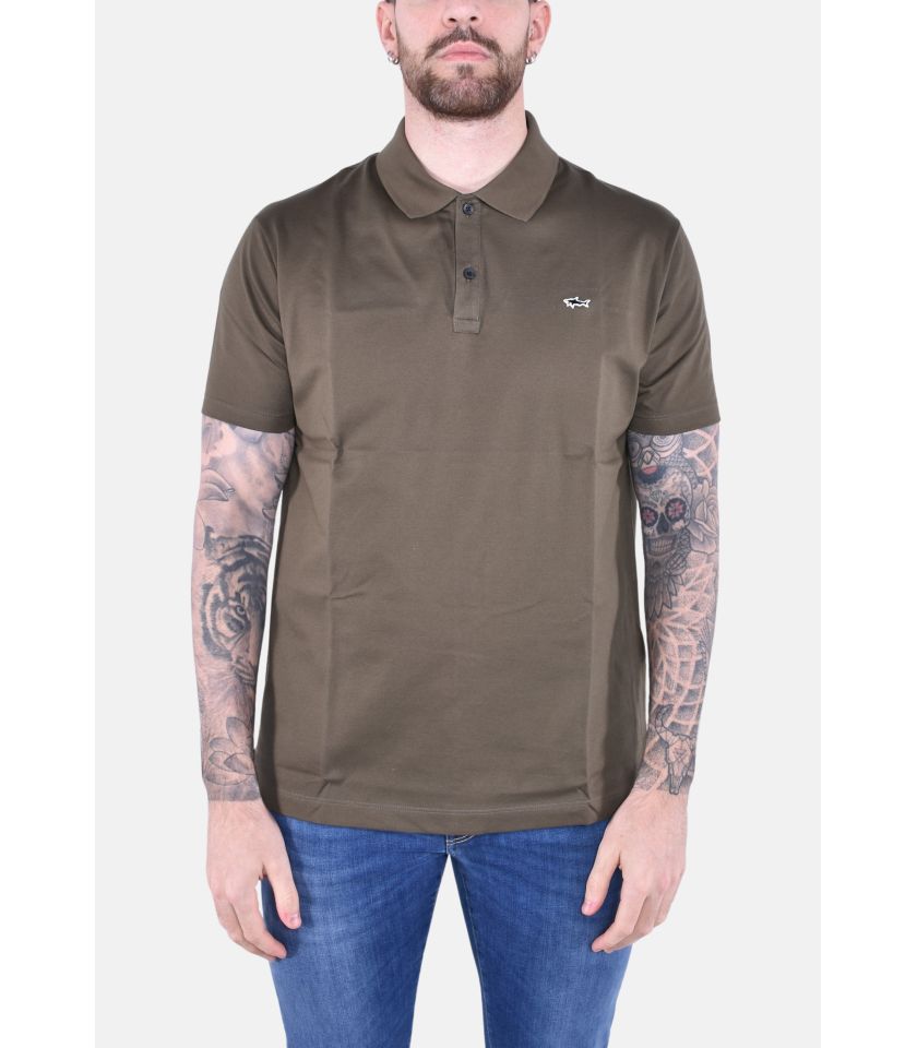 POLO IN COTONE DOUBLE PIQUE CON SHAR