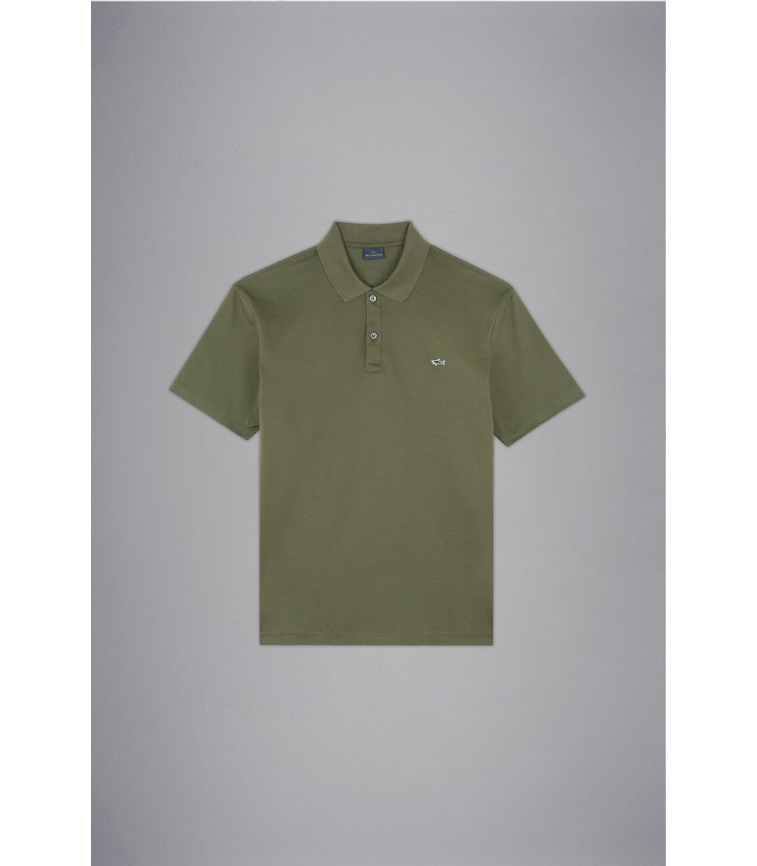 POLO IN COTONE DOUBLE PIQUE CON SHAR