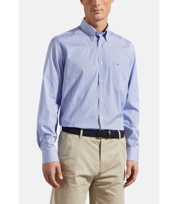 CAMICIA IN POPELINE DI COTONE