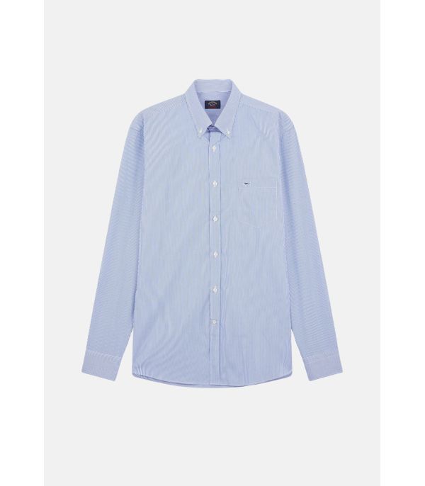 CAMICIA IN POPELINE DI COTONE