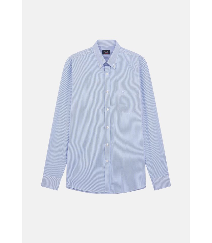 CAMICIA IN POPELINE DI COTONE