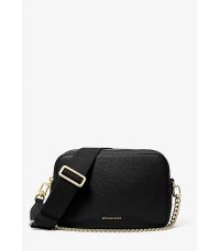 Camera bag a tracolla Bryant media in pelle martellata